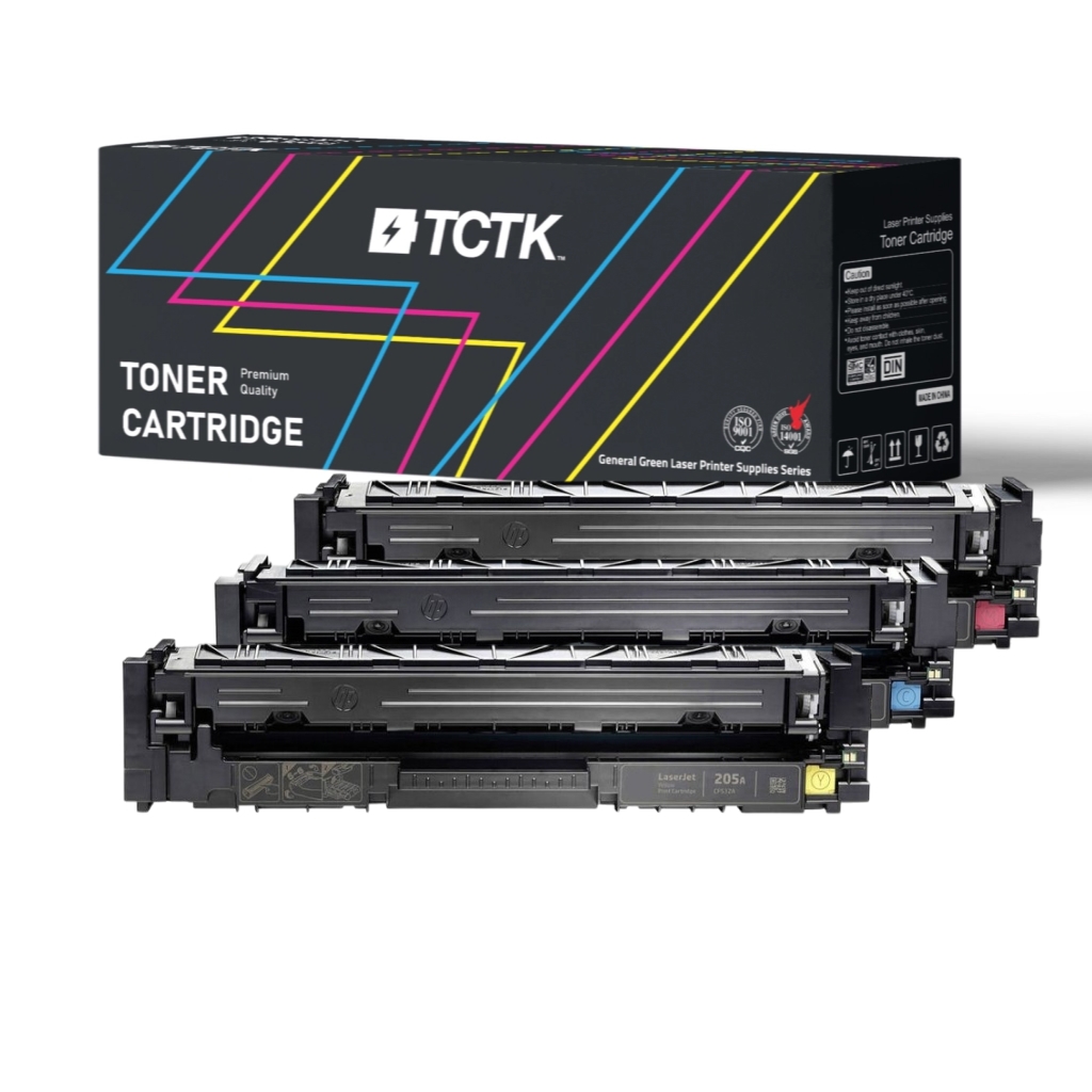 Multipack (3) Toners CMY (zonder zwart) Compatibel met HP Color LaserJet - Vervangt 205A (CF531A)